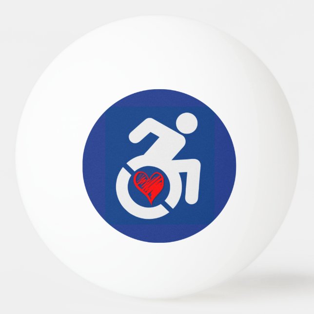 Bolinha De Ping Pong Amor Deficientes (Frente)