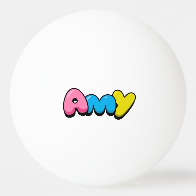 Bolinha De Ping Pong Amy (Frente)