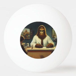 Bolinha De Ping Pong Âncora de notícias Bigfoot
