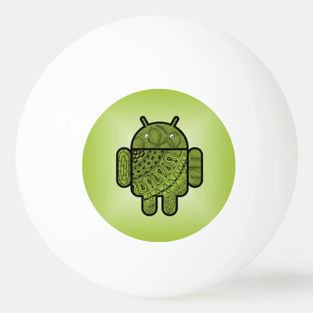 Bolinha De Ping Pong Android™ Pancho Doodle para Android™ (Frente)