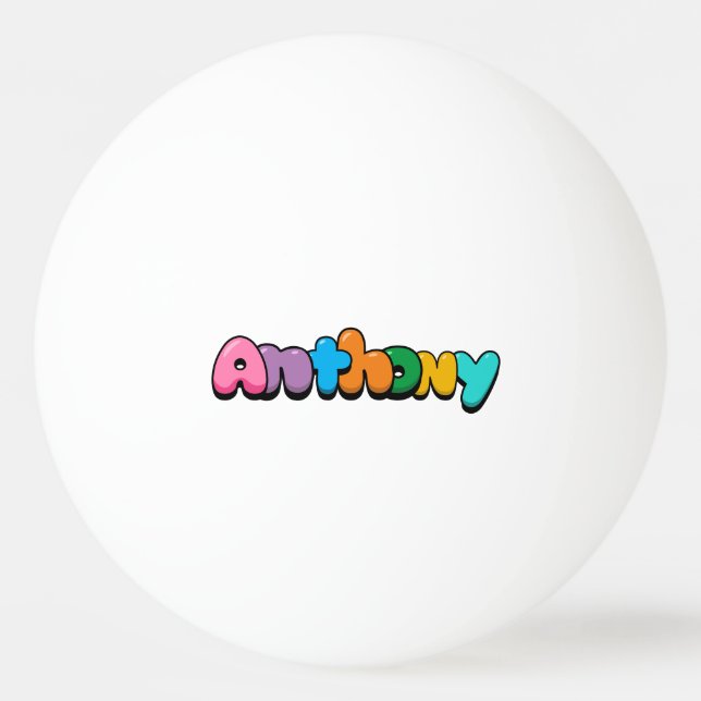 Bolinha De Ping Pong Anthony (Frente)