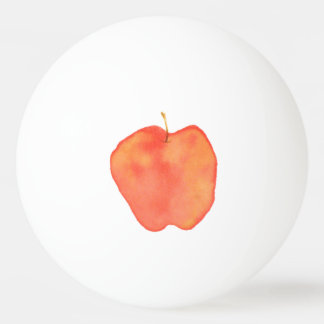 Bolinha De Ping Pong Apple de Aquarela