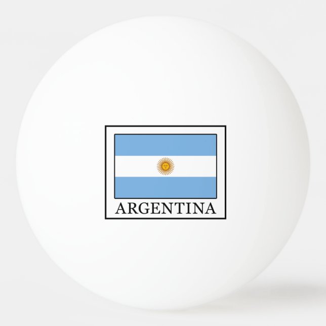 Bolinha De Ping Pong Argentina (Frente)