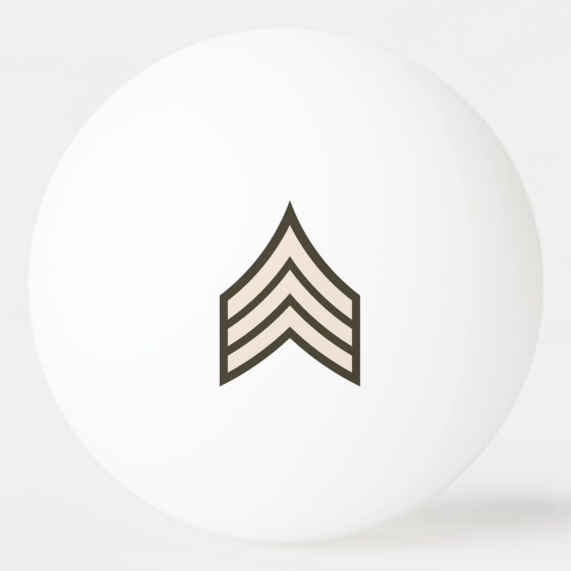 Bolinha De Ping Pong Army Sergeant rank (Frente)