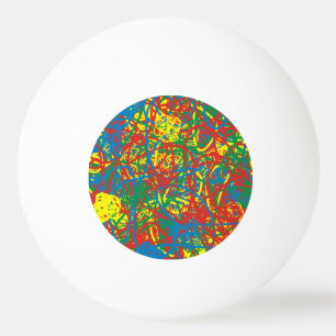 Bolinha De Ping Pong Arremesso multicolorido de salto multicolorido
