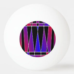 Bolinha De Ping Pong Art Deco "Fraturado" por Kenneth Yoncich