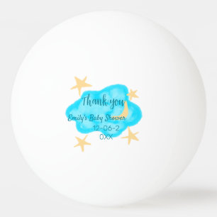 Bolinha De Ping Pong As nuvens de estrelas da lua tornam o chá de frald