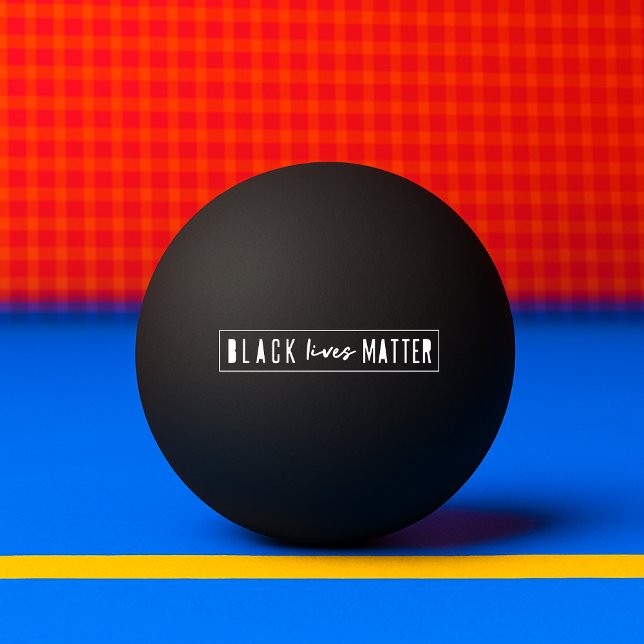Bolinha De Ping Pong As Vidas Negras Importam | BLM Race Igualdade Mode (Criador carregado)