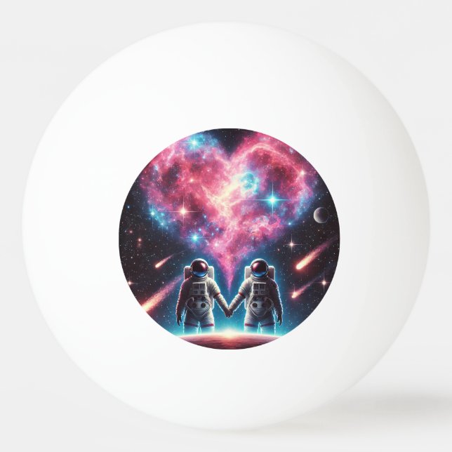 Bolinha De Ping Pong Astronauta Adora Nebula Ping Pong Ball (Frente)