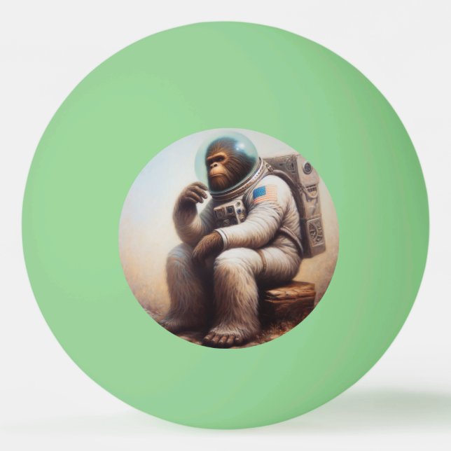 Bolinha De Ping Pong Astronauta Bigfoot (Frente)