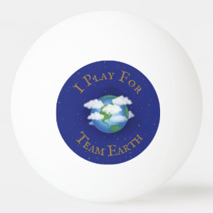 Bolinha De Ping Pong Ativismo Global Personalizado "Toco para Equipe Te