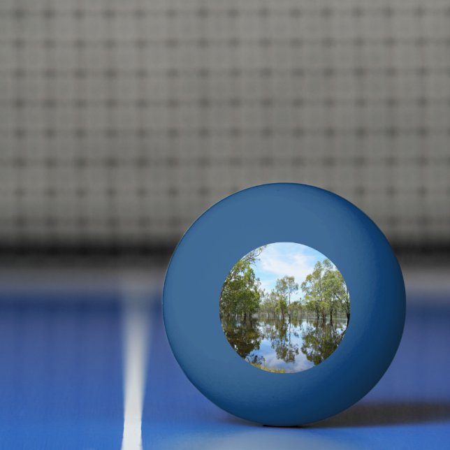 Bolinha De Ping Pong Austrália The River Murray, (Líquido)