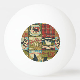 Bolinha De Ping Pong Aventura em Territórios do Norte: Patchwork Simból