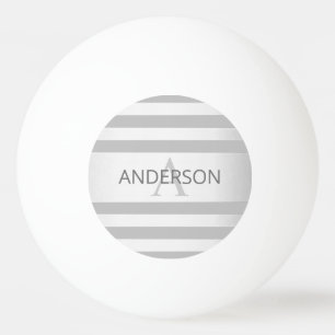 Bolinha De Ping Pong Bandas de Ombre Silver Faux Contemporâneas e Cinza
