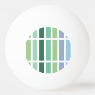 Bolinha De Ping Pong Bandas verdes e azuis