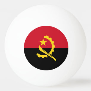 Bolinha De Ping Pong Bandeira Angolana Patriótica