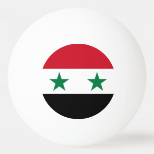 Bolinha De Ping Pong Bandeira antiga da Síria