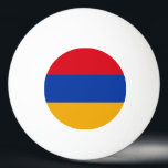 Bolinha De Ping Pong Bandeira Armênio Patriótica Ping Pong Ball<br><div class="desc">A bandeira nacional da Armênia.</div>