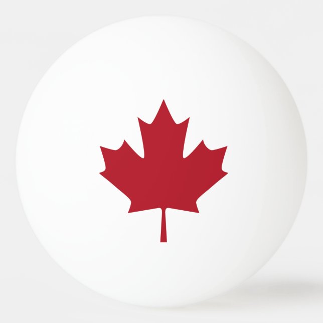 Bolinha De Ping Pong Bandeira canadense (Frente)