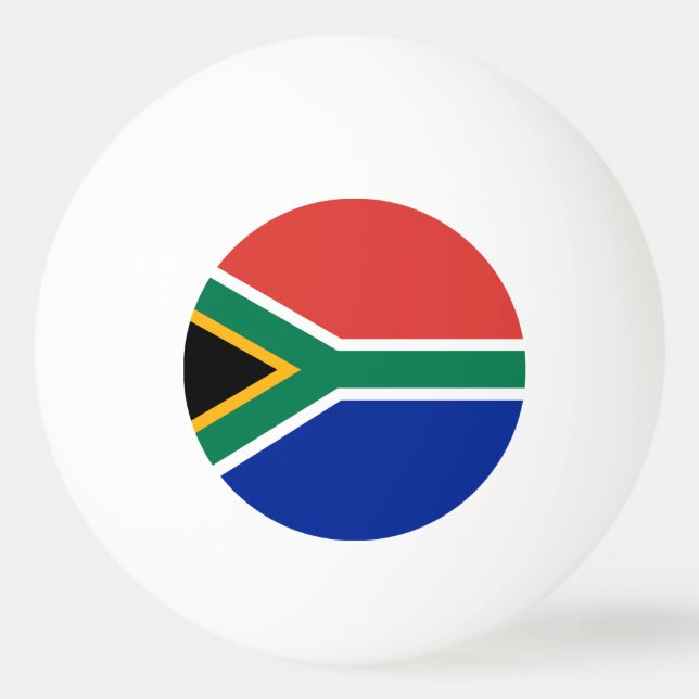 Bolinha De Ping Pong Bandeira da África do Sul (Frente)