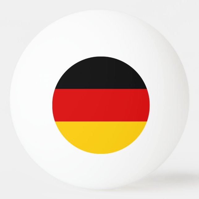 Bolinha De Ping Pong Bandeira da Alemanha (Frente)