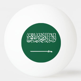 Bolinha De Ping Pong Bandeira da Arábia Saudita