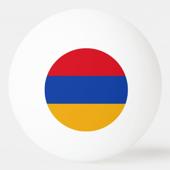 Bolinha De Ping Pong Bandeira da Armênia (Frente)