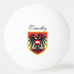 Bolinha De Ping Pong Bandeira da Áustria
