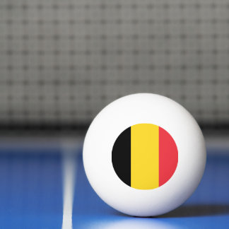 Bolinha De Ping Pong Bandeira da Bélgica