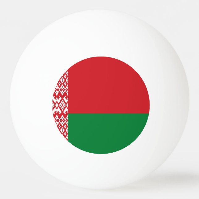 Bolinha De Ping Pong Bandeira da Bielorrússia (Frente)