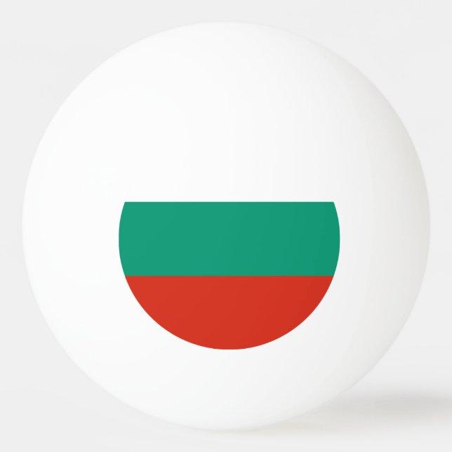 Bolinha De Ping Pong Bandeira da Bulgária (Frente)