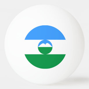 Bolinha De Ping Pong Bandeira da Cabárdia-Balcária