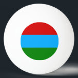 Bolinha De Ping Pong Bandeira da Carélia<br><div class="desc">Bandeira Patriótica da República da Carélia.</div>