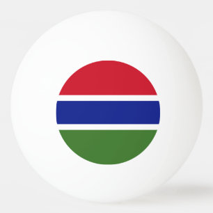 Bolinha De Ping Pong Bandeira da Gâmbia