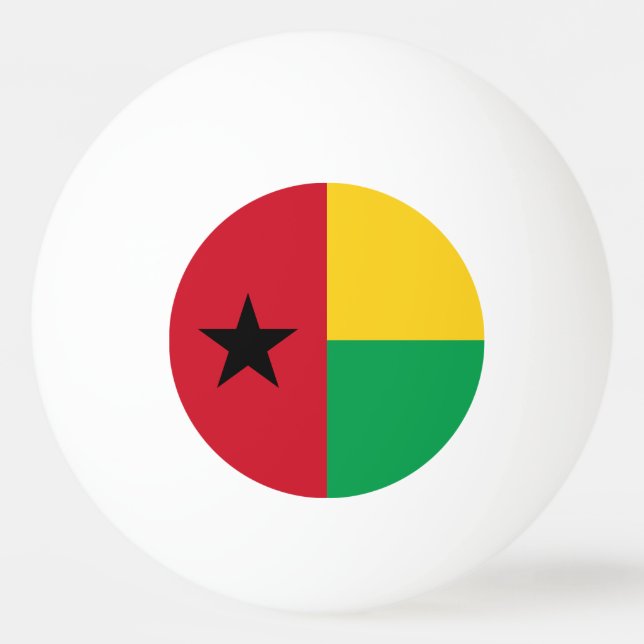 Bolinha De Ping Pong Bandeira da Guiné-Bissau (Frente)
