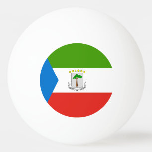 Bolinha De Ping Pong Bandeira da Guiné Equatorial