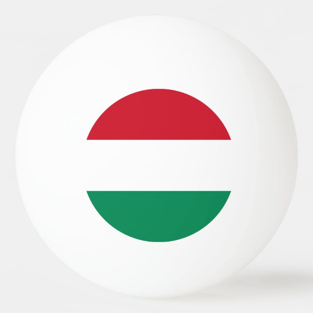 Bolinha De Ping Pong Bandeira da Hungria (Verso)