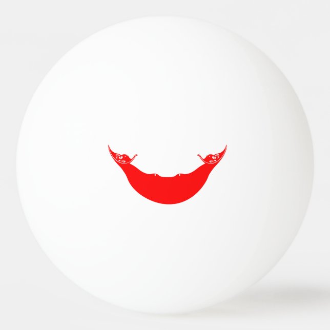 Bolinha De Ping Pong Bandeira da Ilha de Páscoa (Frente)