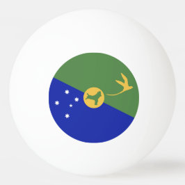 Bolinha De Ping Pong bandeira da Ilha do Natal