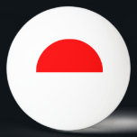 Bolinha De Ping Pong Bandeira da Indonésia<br><div class="desc">Bandeira patriótica da Indonésia</div>