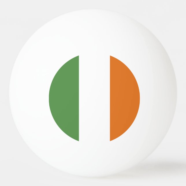 Bolinha De Ping Pong Bandeira da Irlanda (Frente)