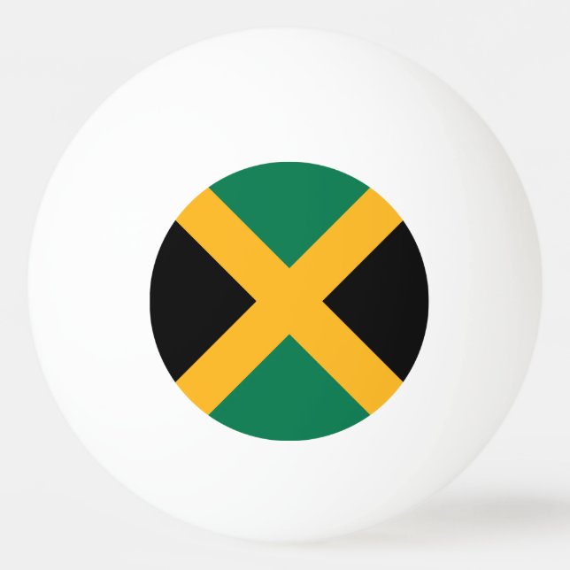 Bolinha De Ping Pong Bandeira da Jamaica (Frente)