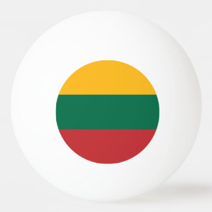 Bolinha De Ping Pong Bandeira da Lituânia