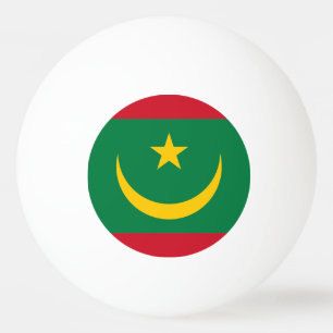 Bolinha De Ping Pong Bandeira da Mauritânia