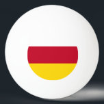 Bolinha De Ping Pong Bandeira da Ossétia do Norte<br><div class="desc">Bandeira patriótica da Ossétia do Norte Alânia.</div>