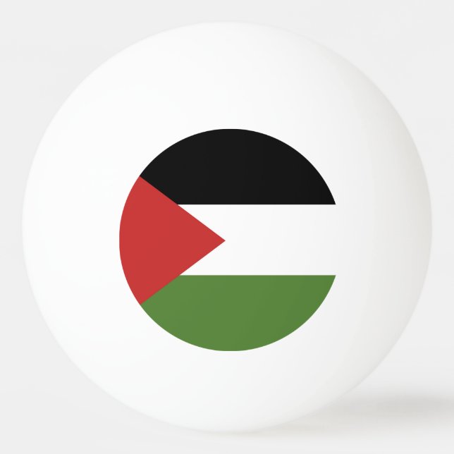 Bolinha De Ping Pong bandeira da Palestina (Frente)