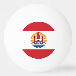 Bolinha De Ping Pong Bandeira da Polinésia Francesa