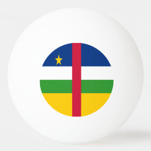 Bolinha De Ping Pong Bandeira da República Centro-Africana