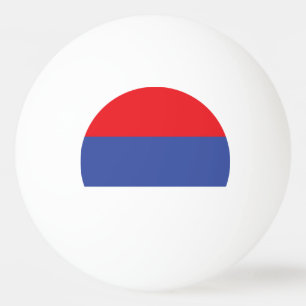 Bolinha De Ping Pong Bandeira da República Sérvia