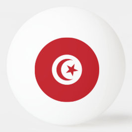 Bolinha De Ping Pong Bandeira da Tunísia